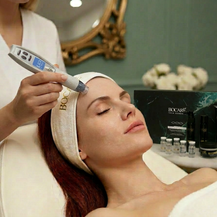 Firefly_GeminiFlash_brakuje kartonika przy produktach na zdjęciu z modelką 460352